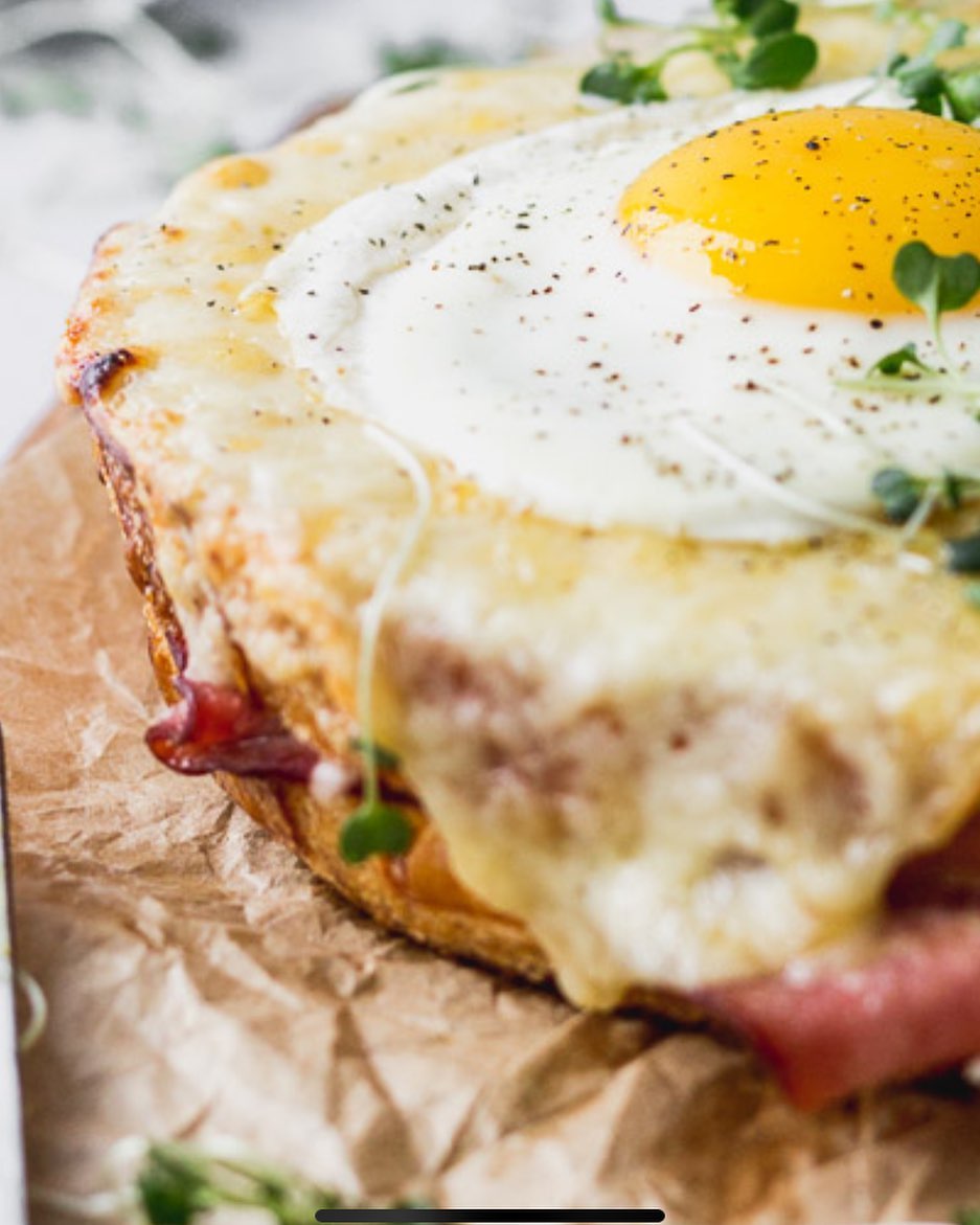 Croque Madame sandwich